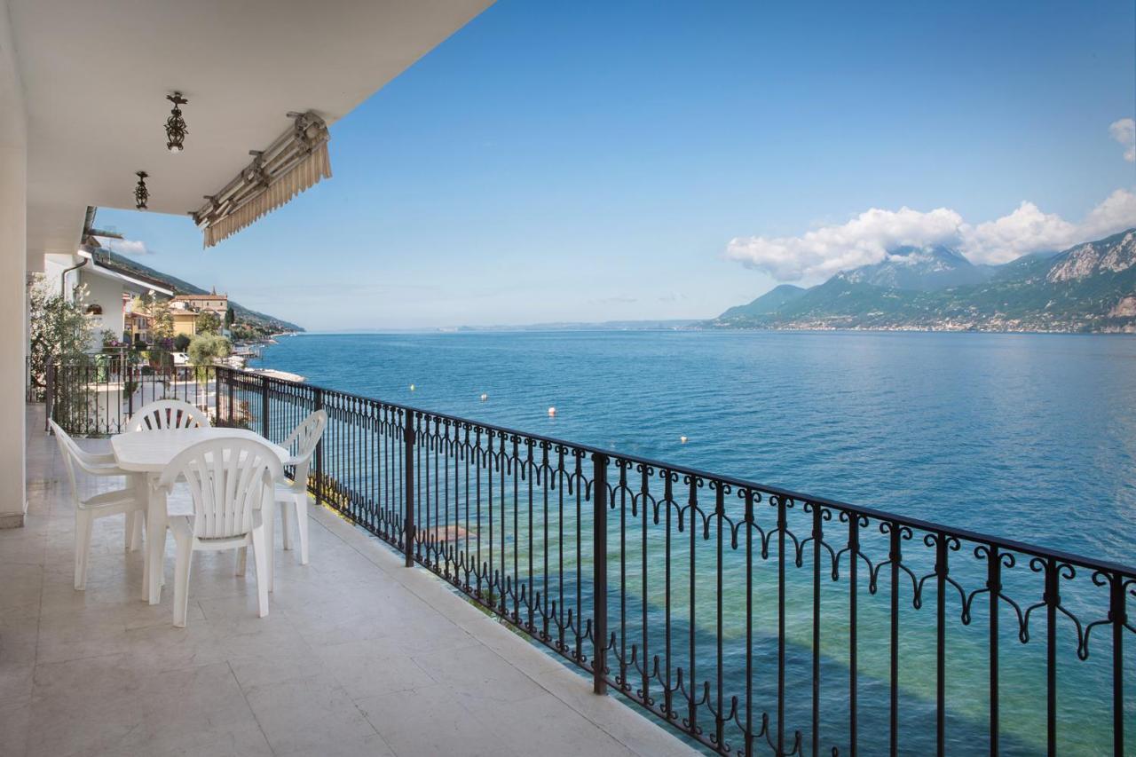 ברנצונה סול גארדה Villa Francesca-Grande Appartamento In Riva Al Lago מראה חיצוני תמונה